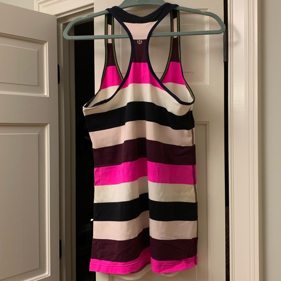 Lululemon Racerback Striped Tank - Picture 3 of 4